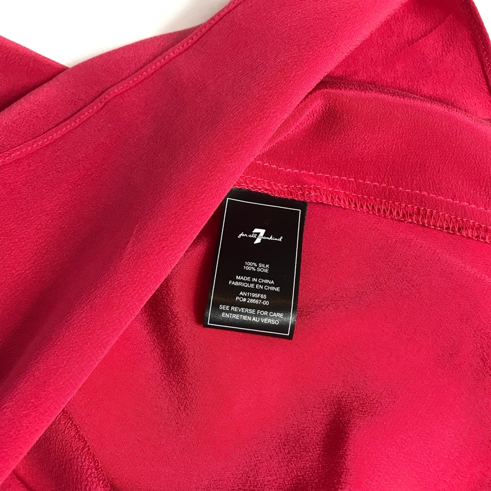 7 For All Mankind Babydoll Silk Cami (M) NWT - Picture 6 of 6
